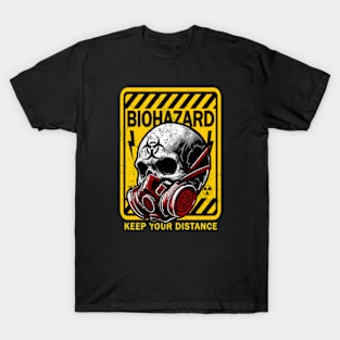 Biohazard Sign Keep Your Distance T-Shirt